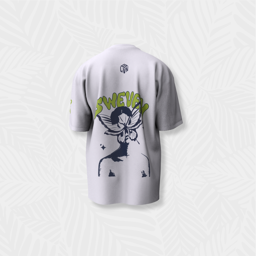 WINGS OF DREAMS OVERSIZED STATEMENT TEE (WHITE)