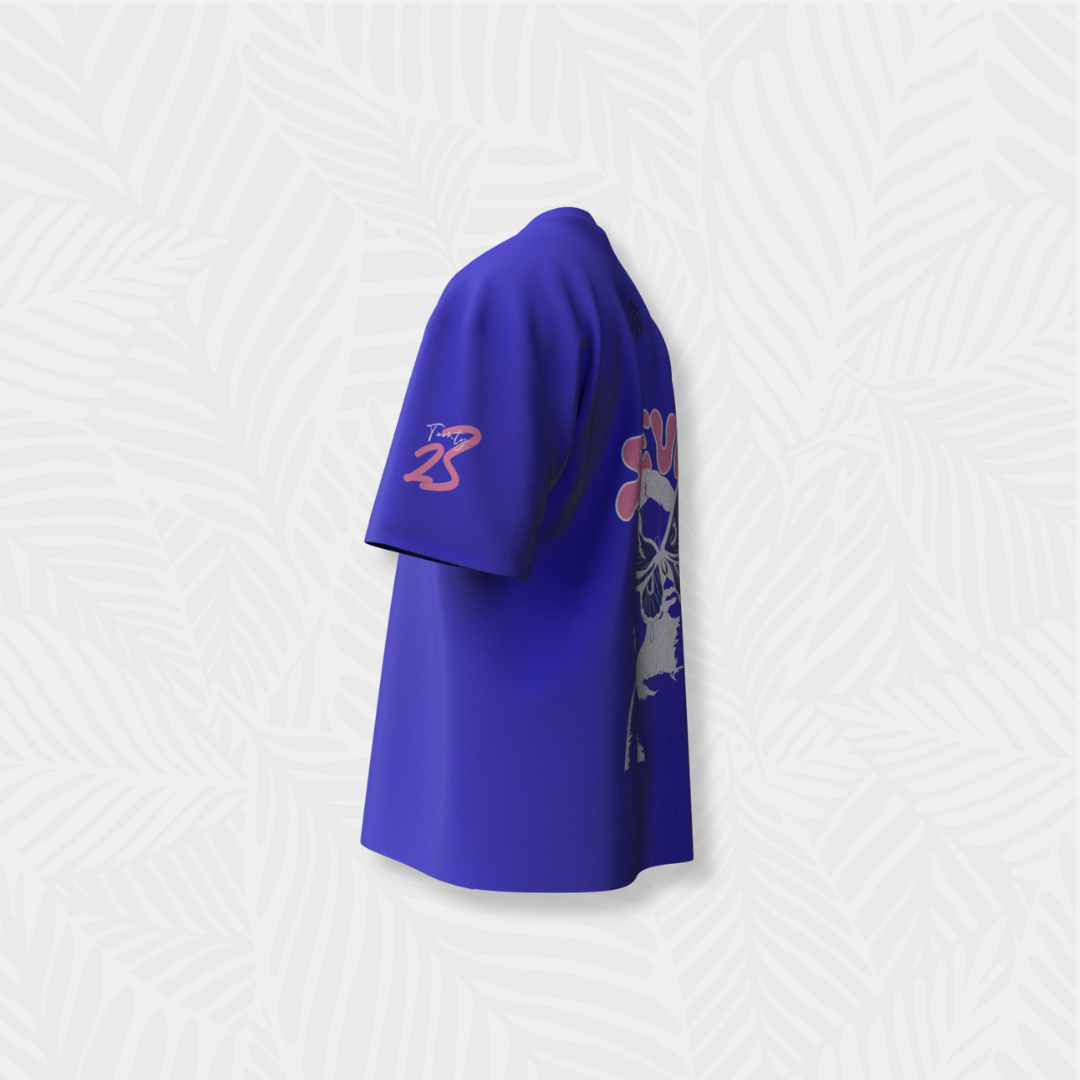 WINGS OF DREAMS OVERSIZED STATEMENT TEE (BLUE)