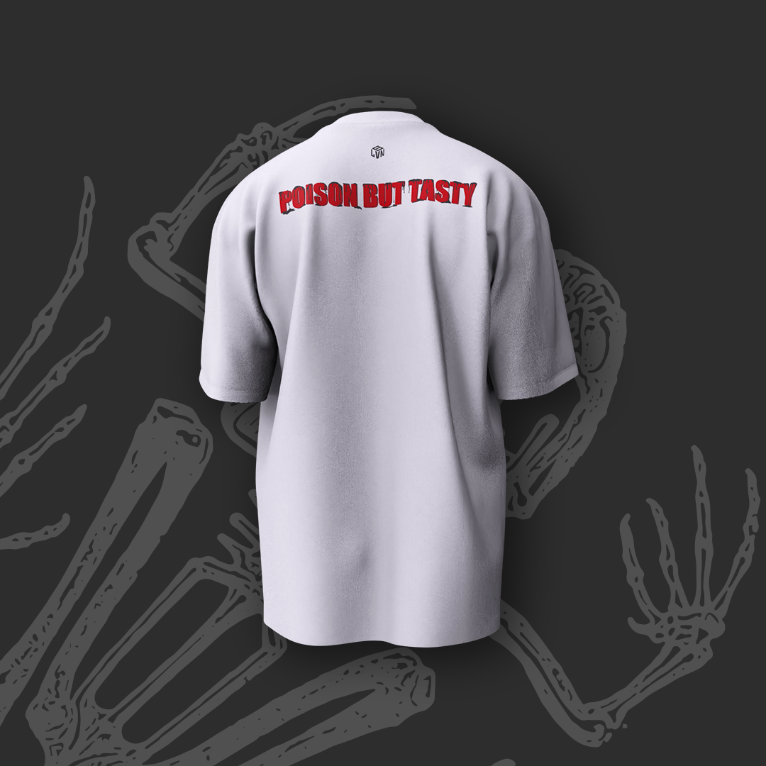 STAY TOXIC OVERSIZED T-SHIRT (WHITE)