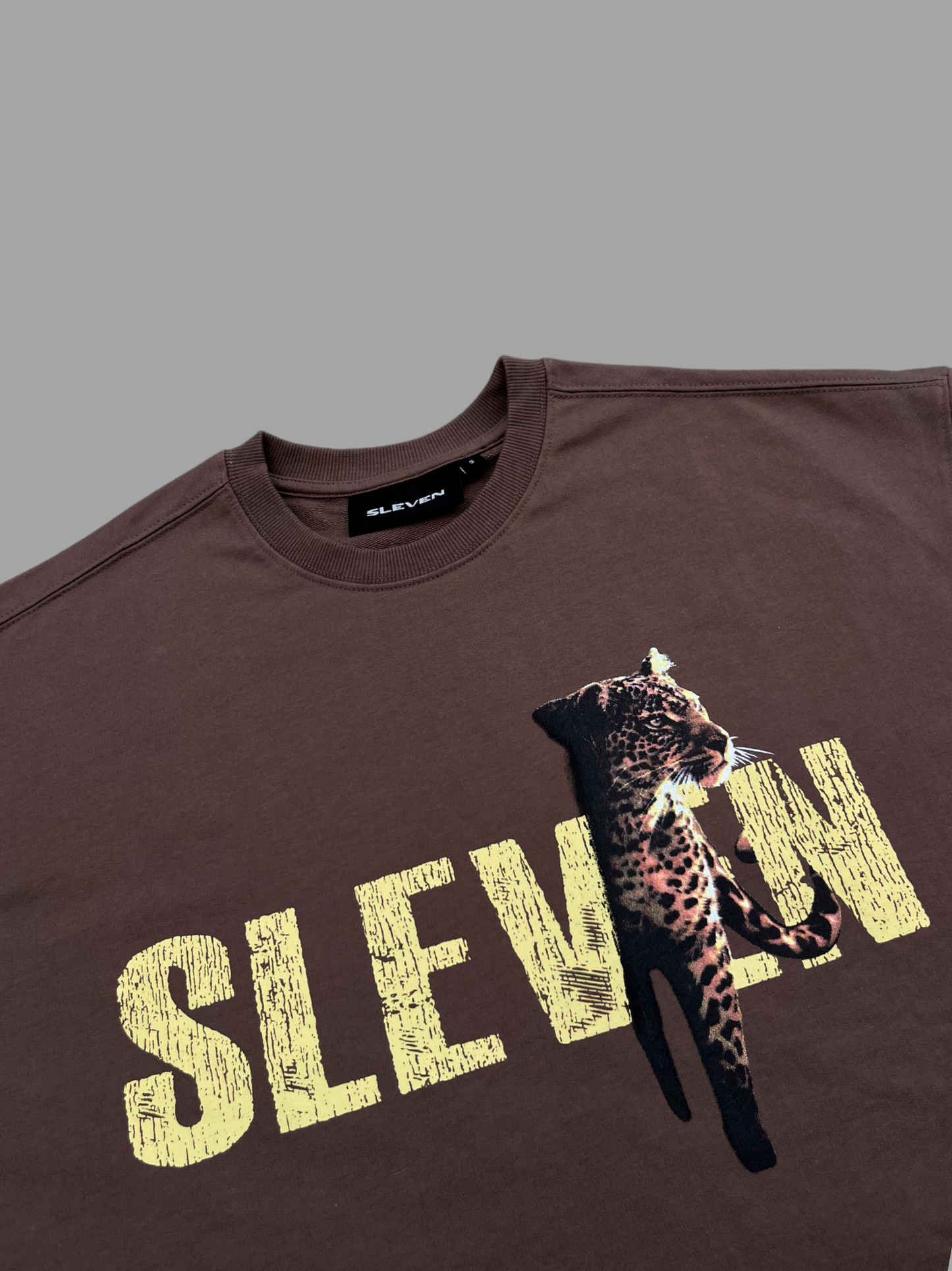 STRONGER THAN INSTINCTS OVERSIZED T-SHIRT (MOCHA)
