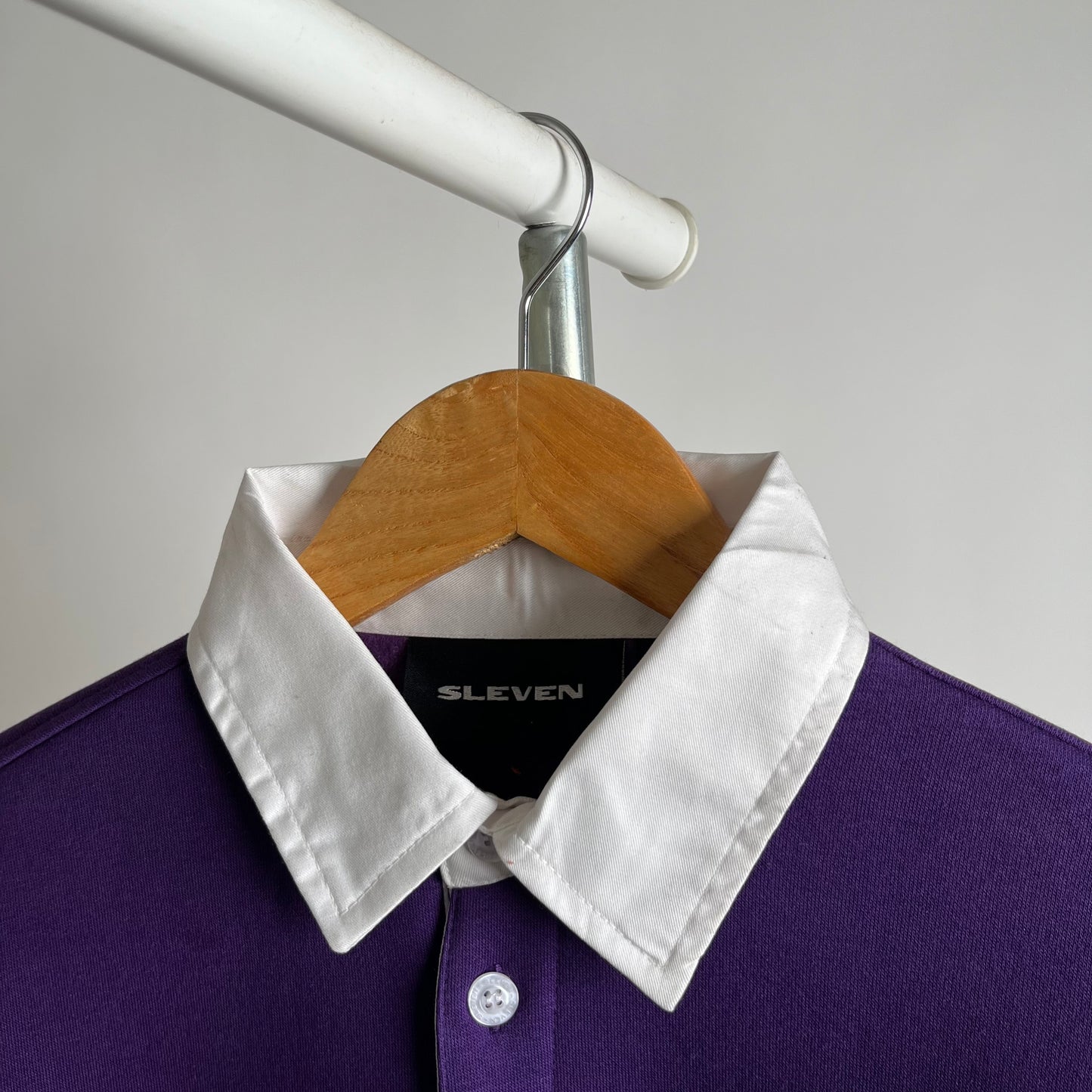 MENTALLY CHECKED OUT POLO SWEATSHIRT (PURPLE)