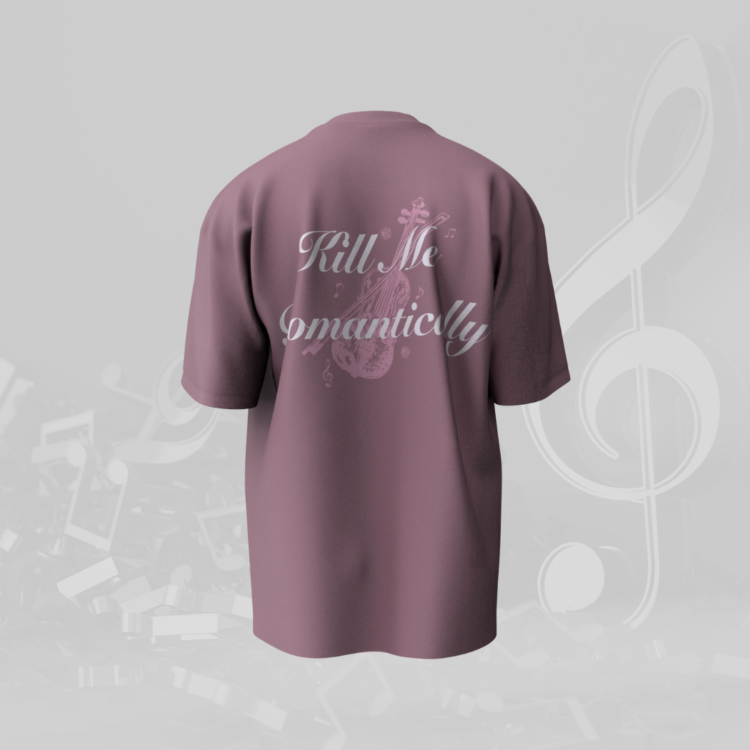 KILL ME ROMANTICALLY OVERSIZED T-SHIRT (MAUVE)