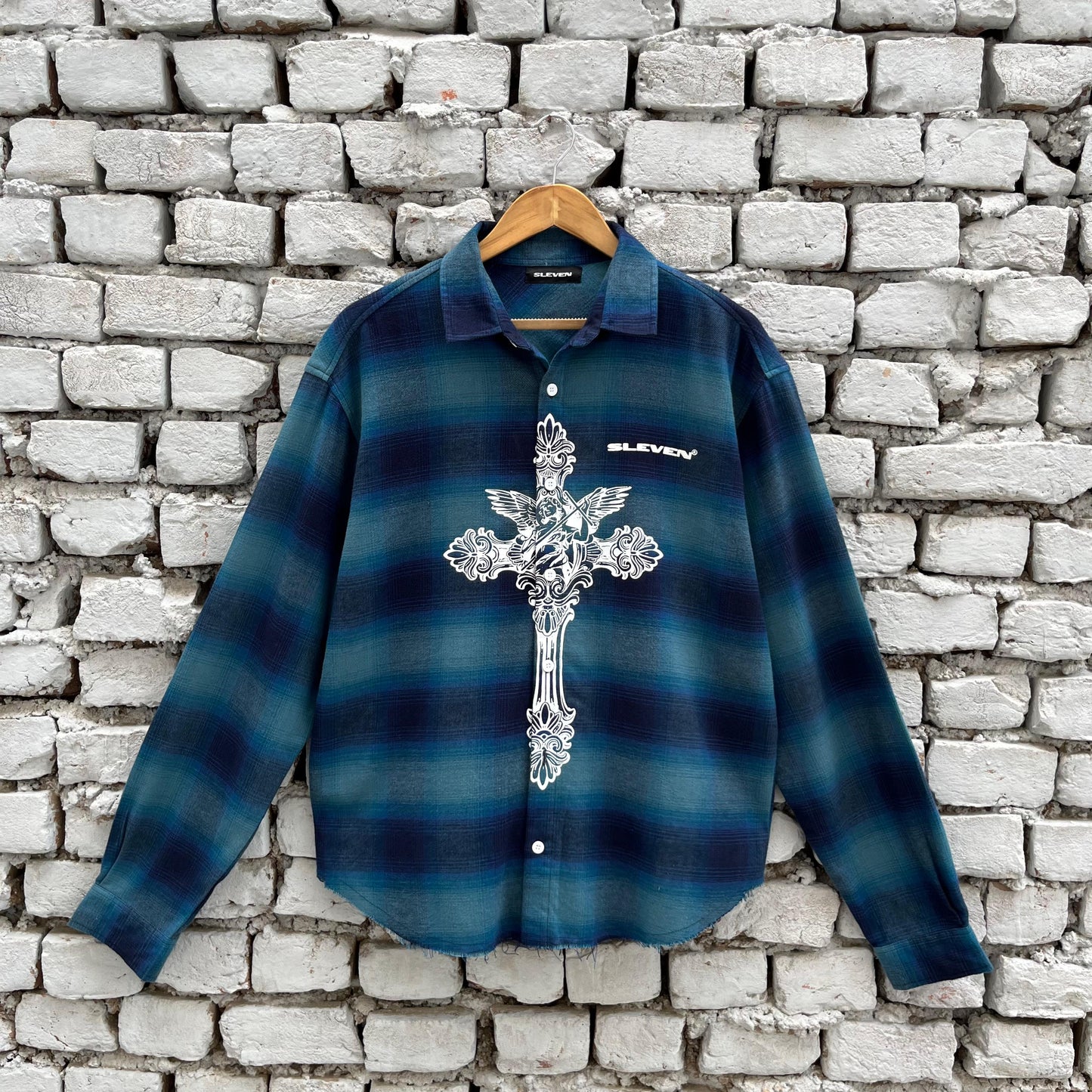 CROSS COUTURE SHIRT (BLUE)