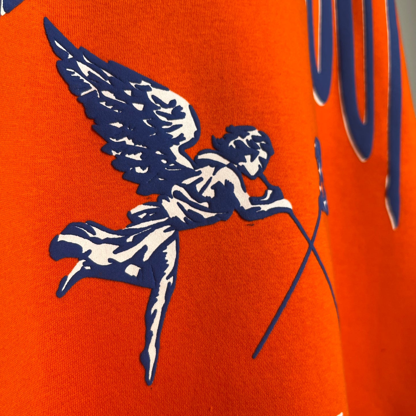 MENTALLY CHECKED OUT POLO SWEATSHIRT (DEEP ORANGE)