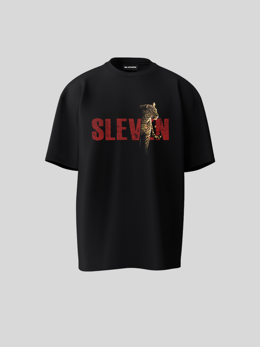 STRONGER THAN INSTINCTS OVERSIZED  T-SHIRT (BLACK)