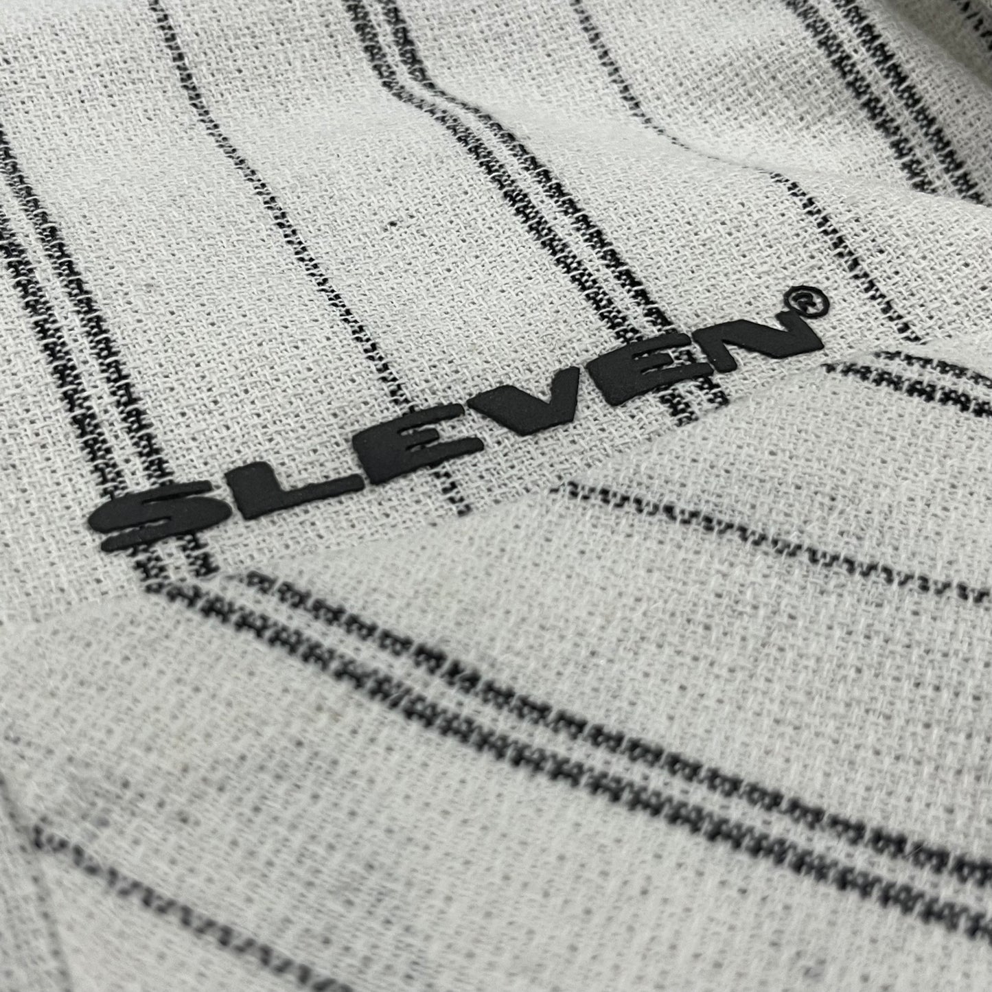 NOT SO BASIC STRIPED SHIRT (WHITE-BLACK)