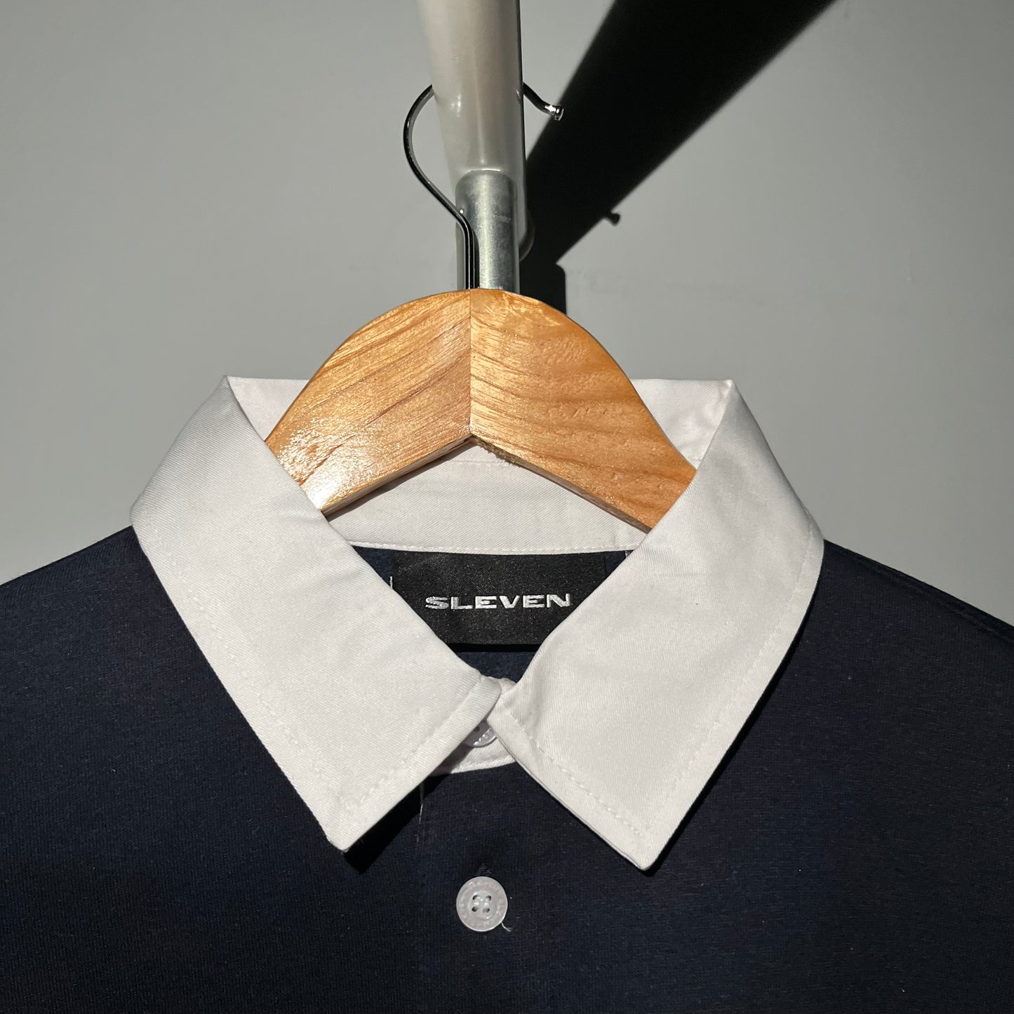 STARGAZE POLO SWEATSHIRT (NAVY)