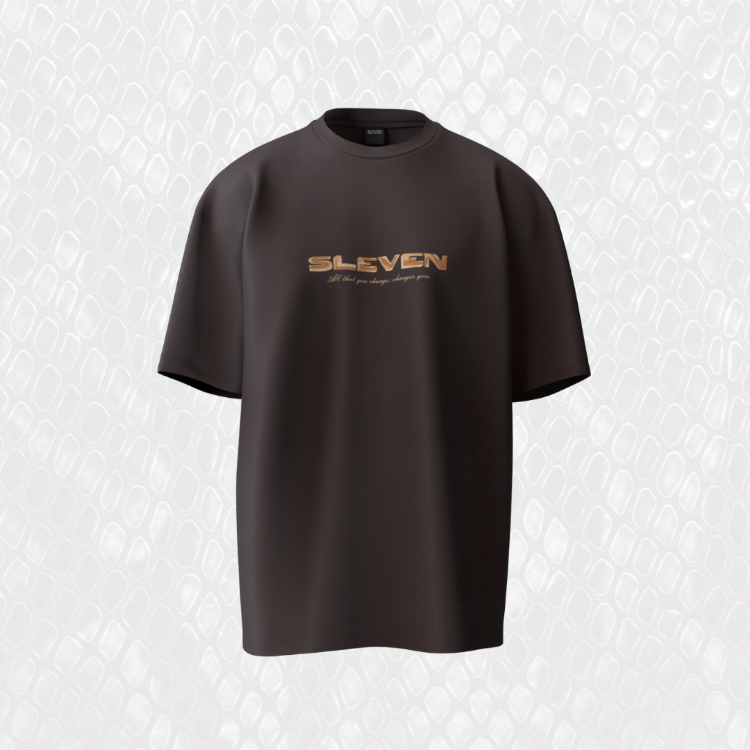 METAMORPHOSIS OVERSIZED T-SHIRT (BROWN)