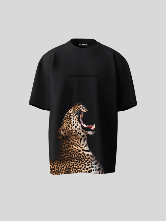 RUN ROGUE OVERSIZED  T-SHIRT (BLACK)