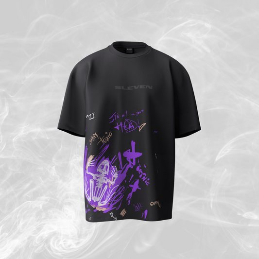 STAY TOXIC OVERSIZED T-SHIRT (BLACK)