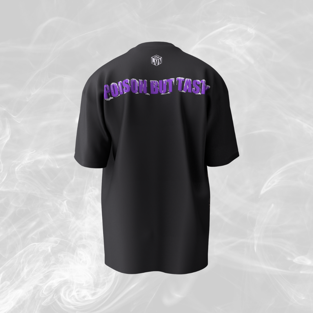 STAY TOXIC OVERSIZED T-SHIRT (BLACK)