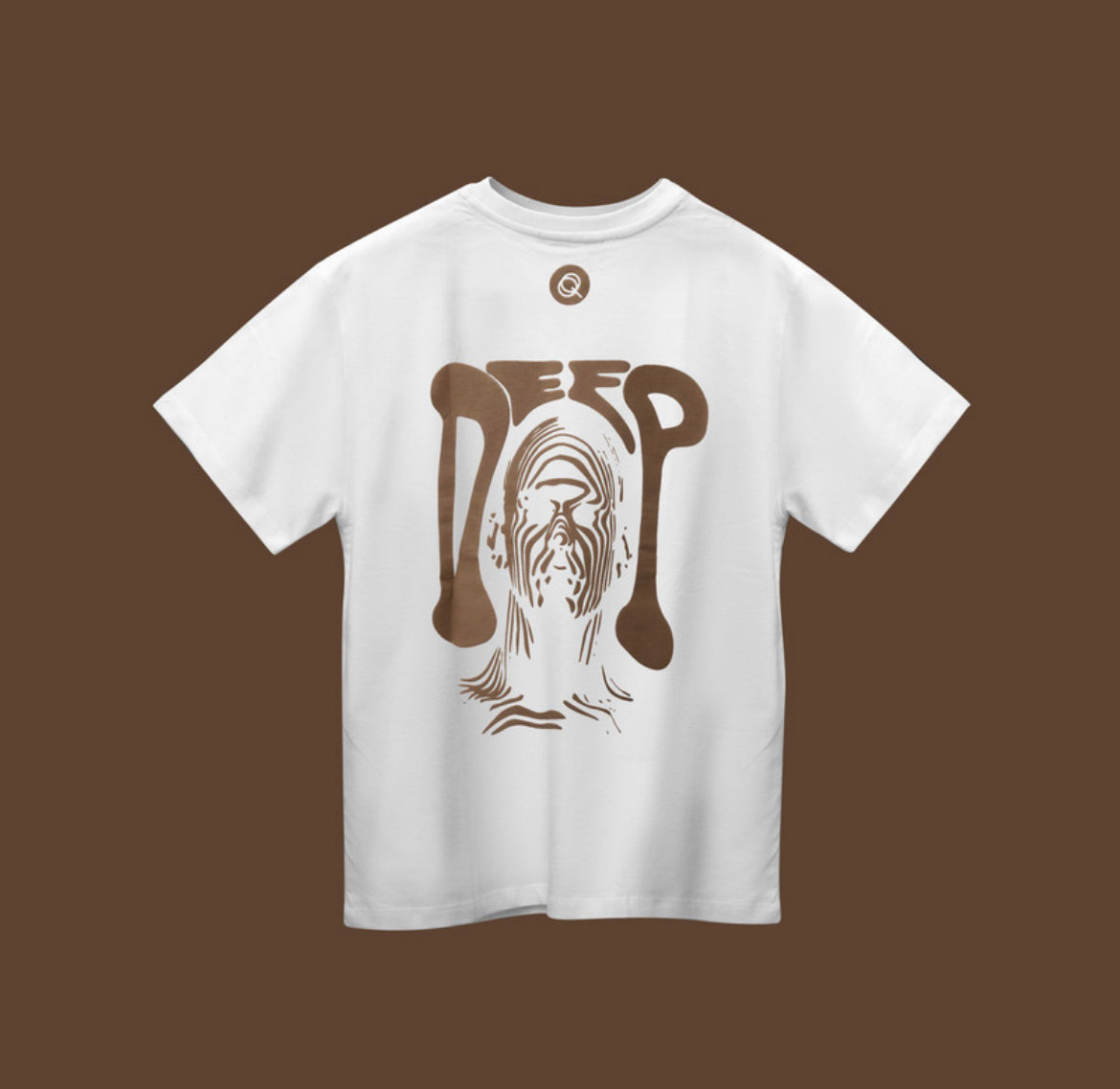 SHEEKQ Zenflow Oversized Statement T-Shirt (White)