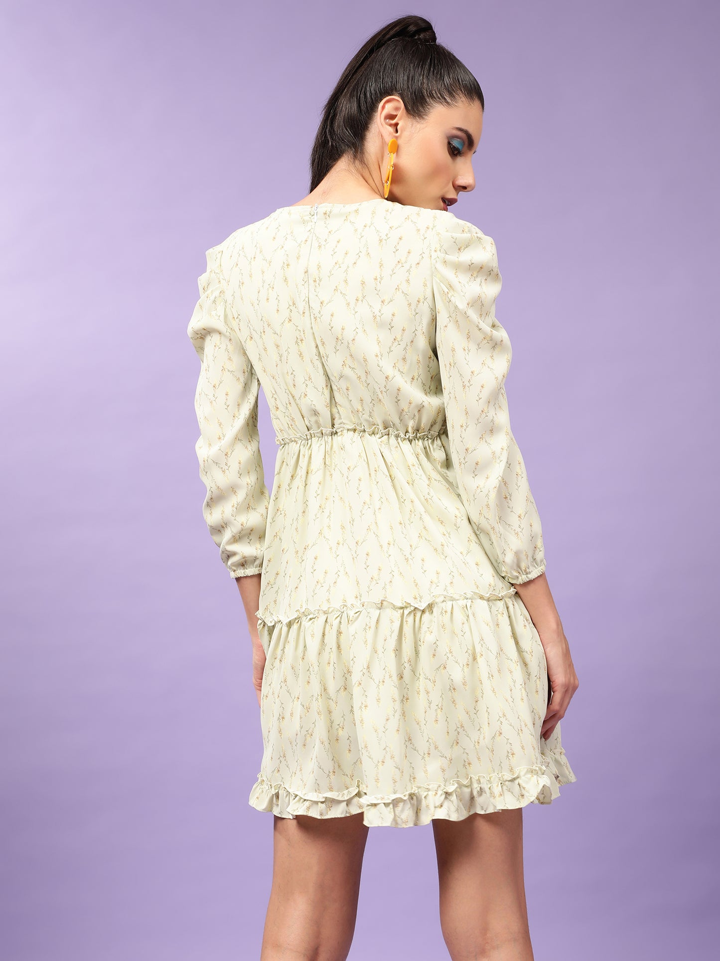 Ditsy Flower Printed Dress