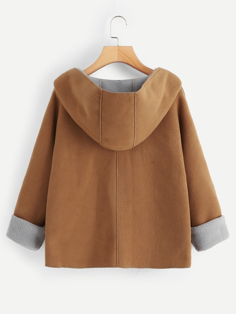 Fleece Hooded Coat