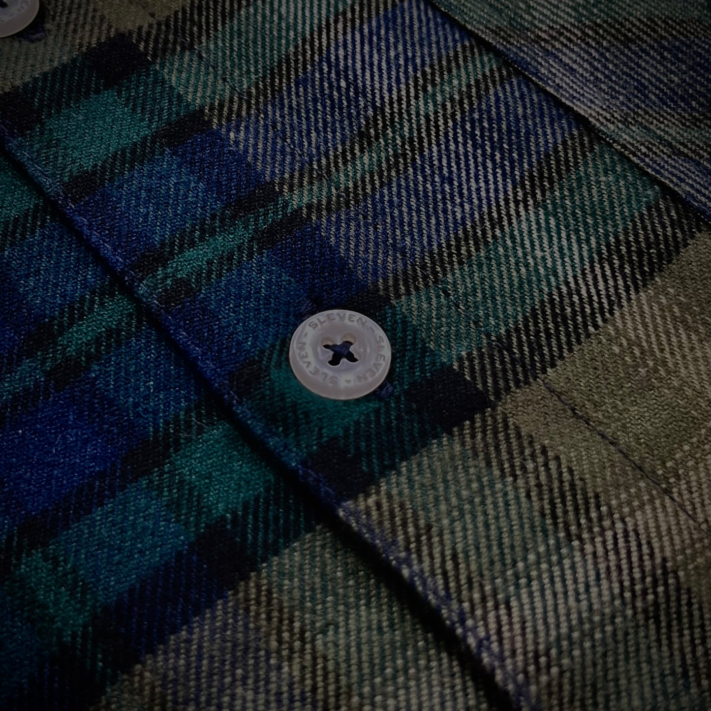 GOTHINK FLANNEL SHIRT (GREEN)