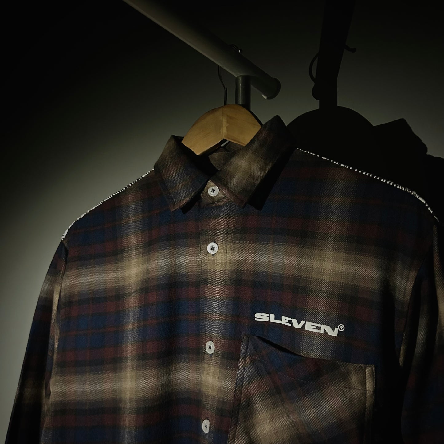 GOTHINK FLANNEL SHIRT (BLUE)