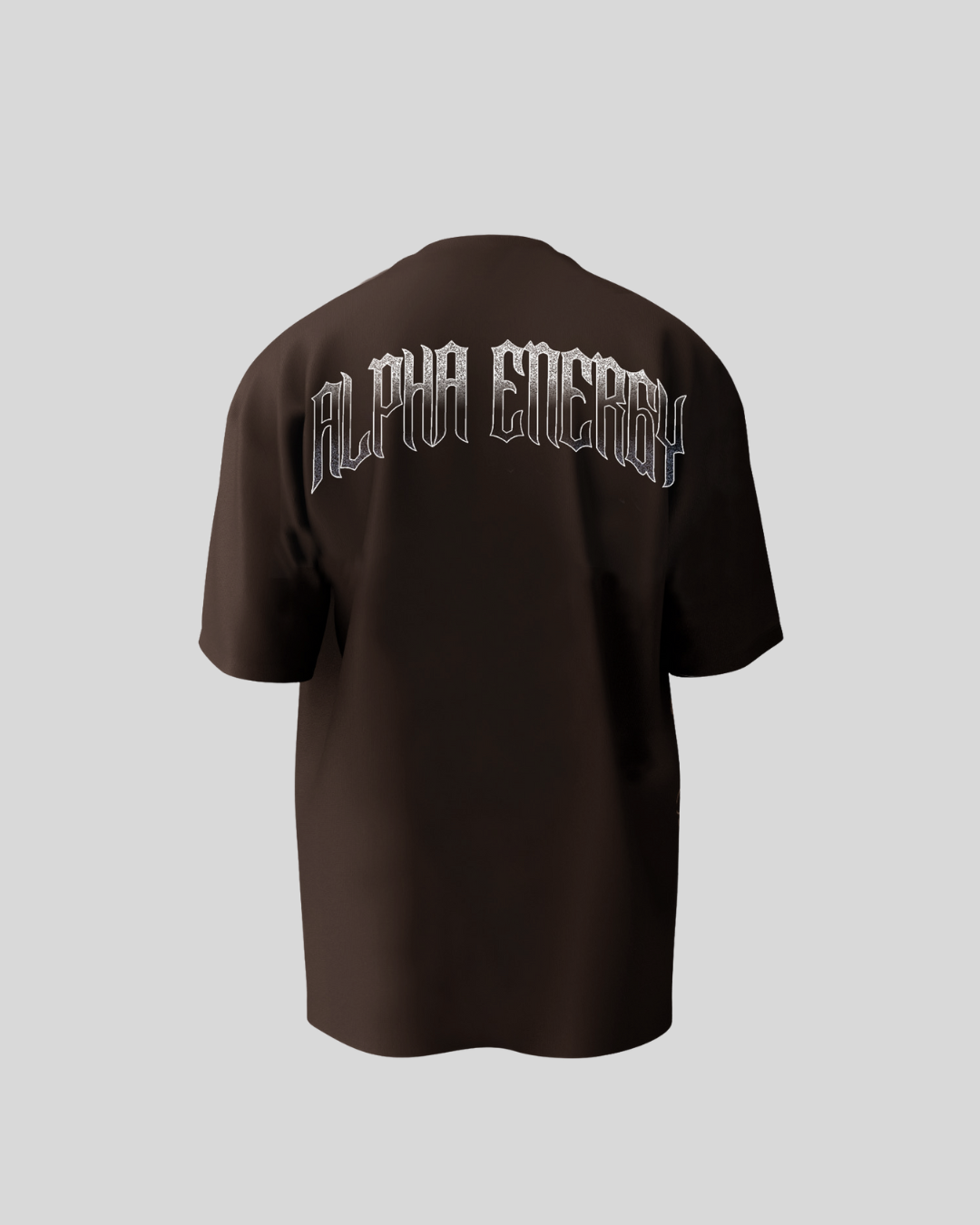 ALPHA HOWL OVERSIZED T-SHIRT (BROWN)