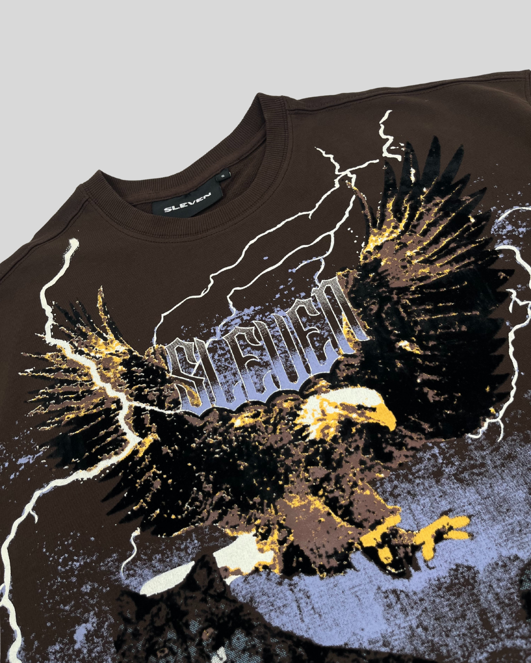 ALPHA HOWL OVERSIZED T-SHIRT (BROWN)
