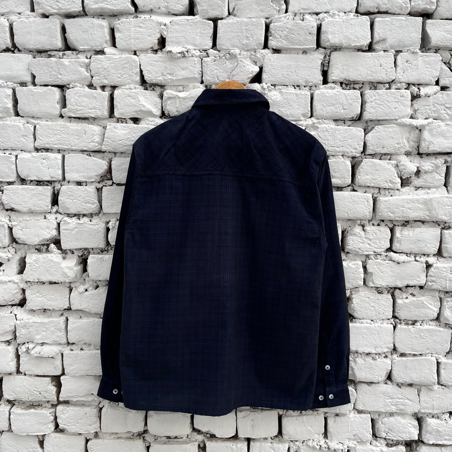 SLEVEN SELECTIVE’S CORDUROY SHIRT (DEEP NAVY)