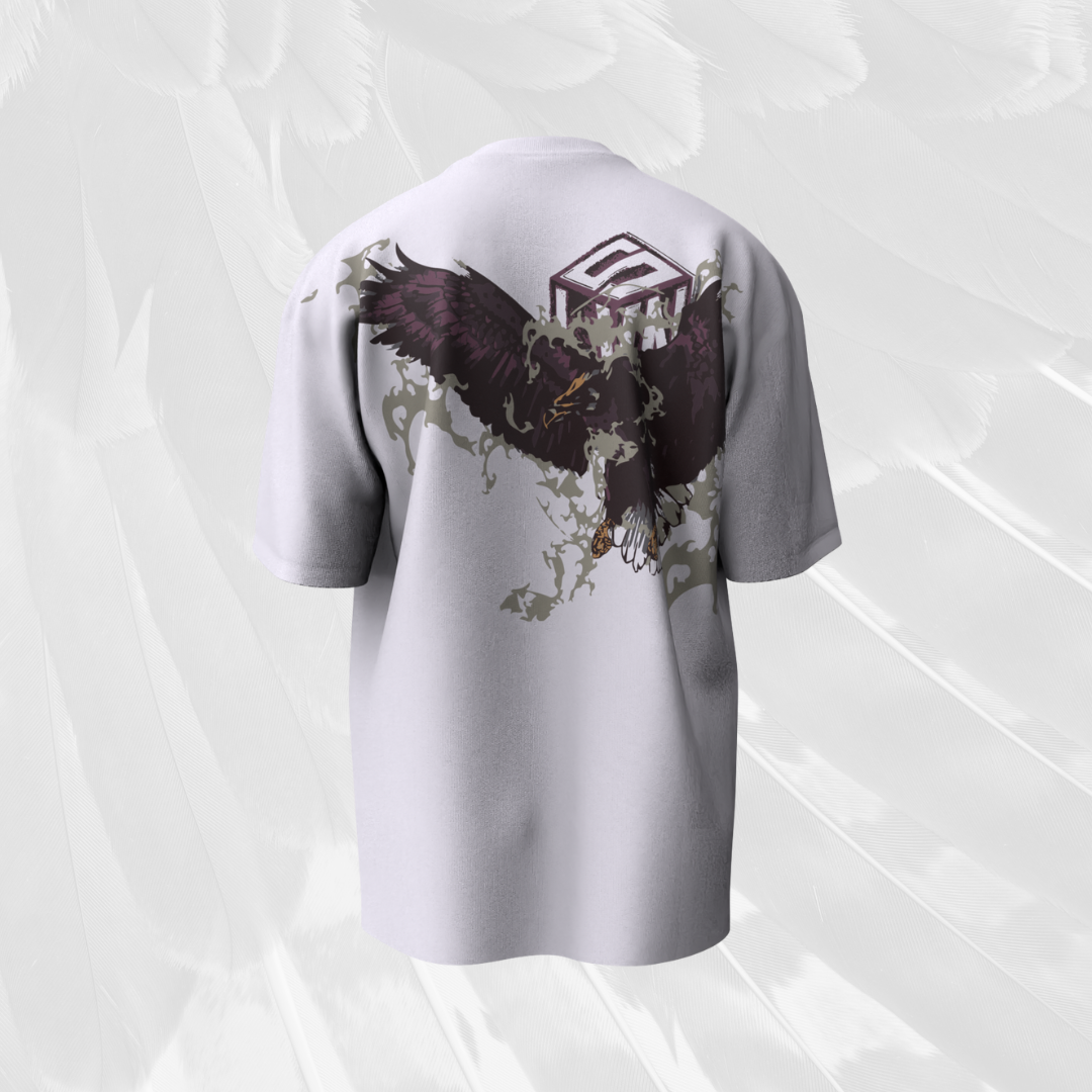 EAGLE OVERSIZED T-SHIRT (WHITE)