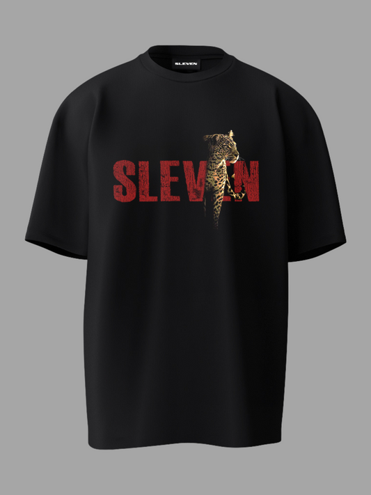 STRONGER THAN INSTINCTS OVERSIZED  T-SHIRT (BLACK)
