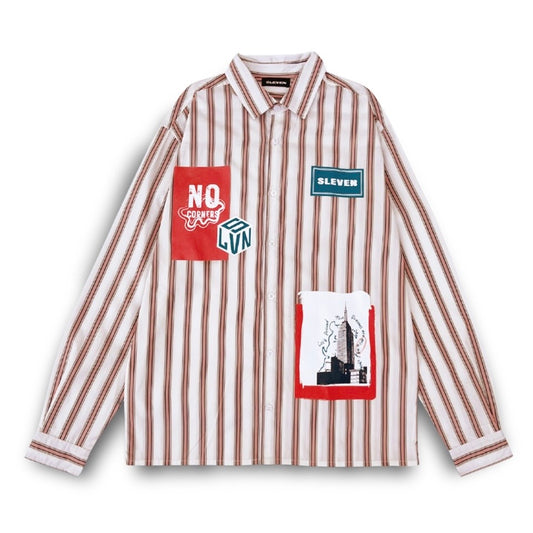 DREAMSCAPE STRIPED SHIRT (OFF WHITE)