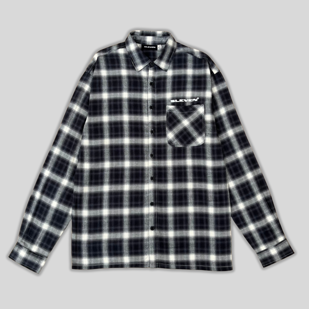 FLANNEL SHIRT (BLACK)