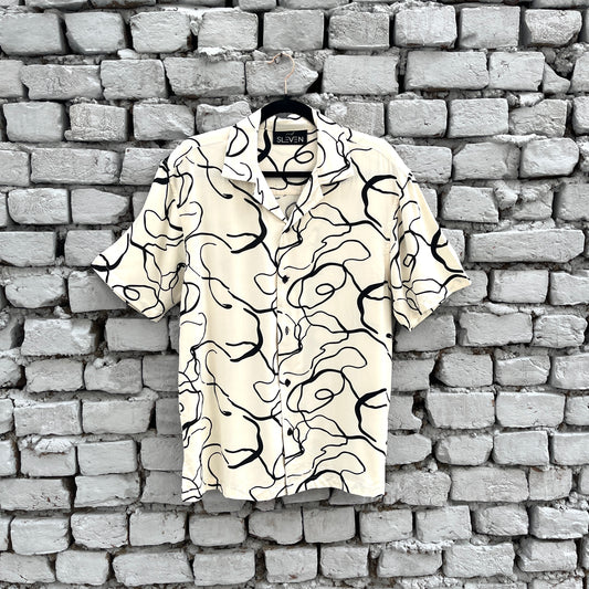 INFINITE SWIRL SHIRT (BEIGE)