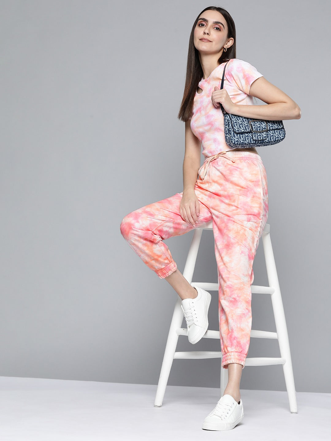 Peach Tie & Dye Co-Ord Set