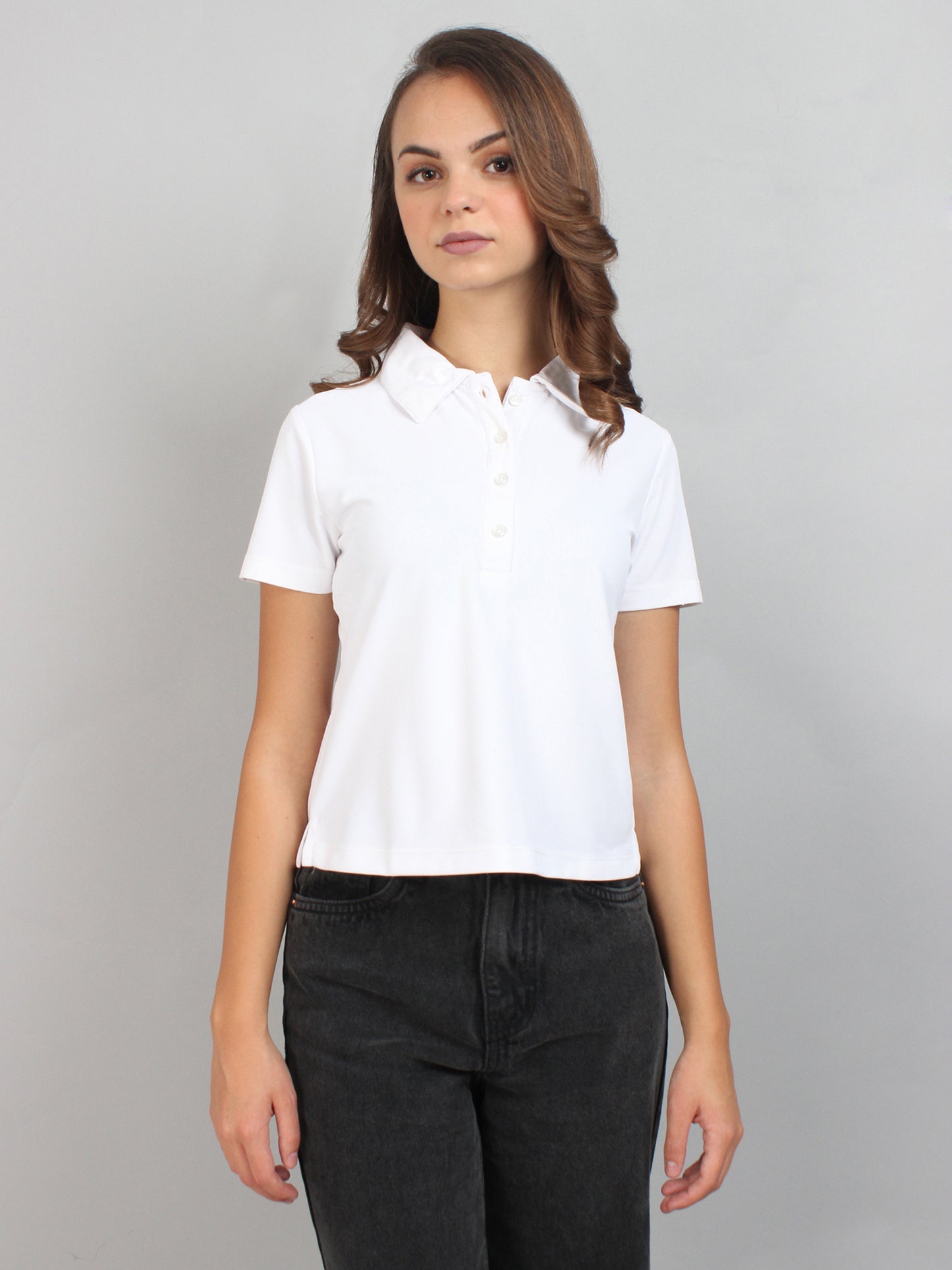 White Polo T-Shirt
