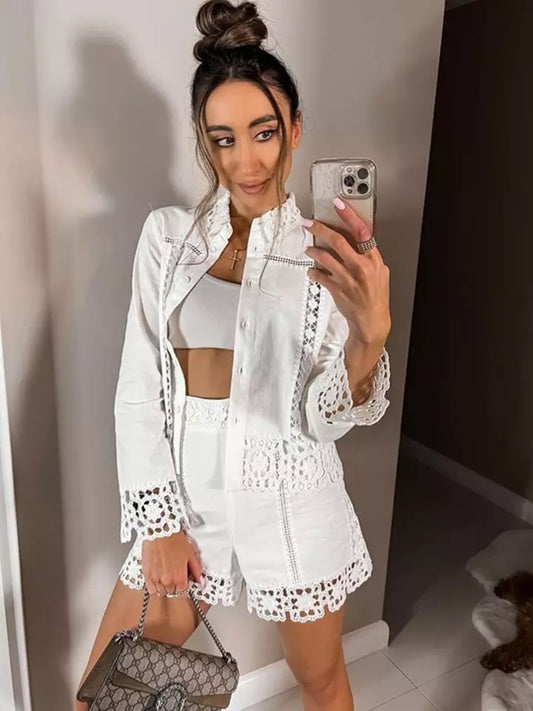 Lace up Co-ord Set