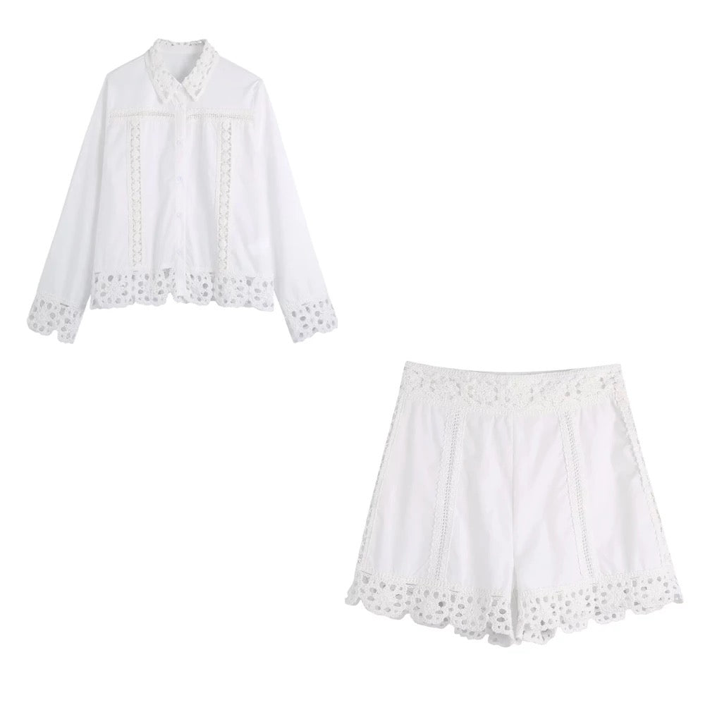 Lace up Co-ord Set