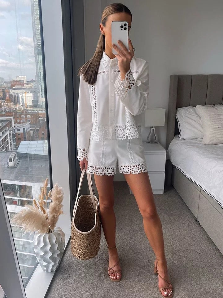 Lace up Co-ord Set