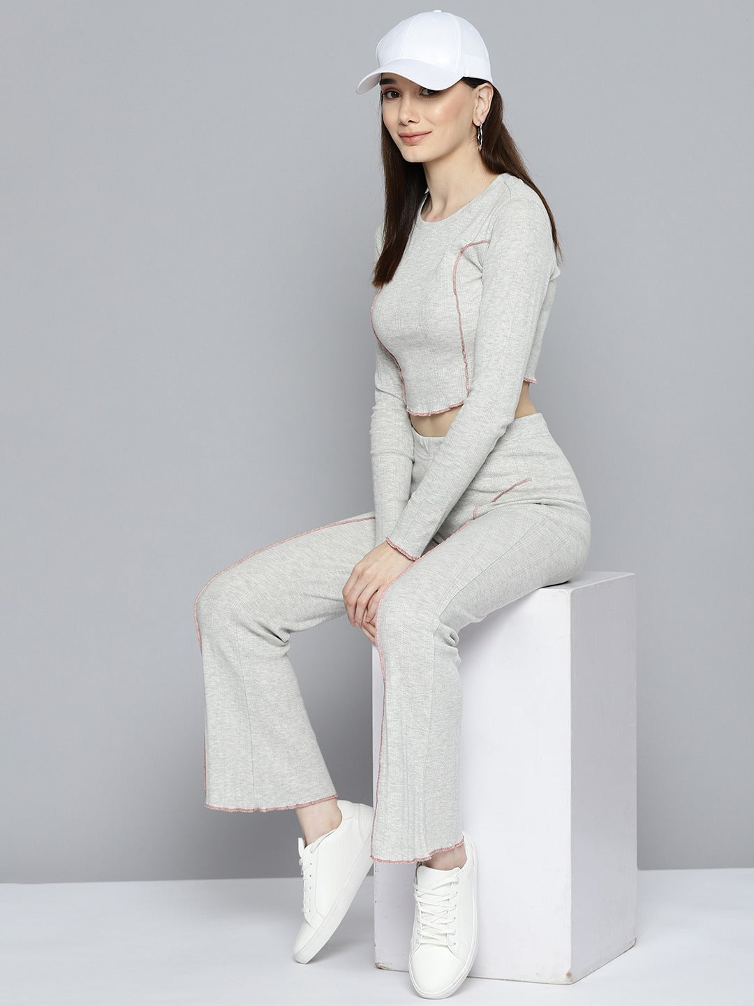 Grey Monochrome Co-Ord Set
